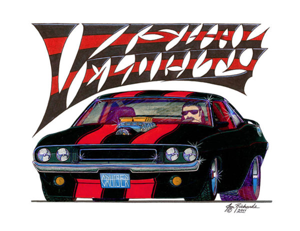 600x461 dodge challenger drawings fine art america