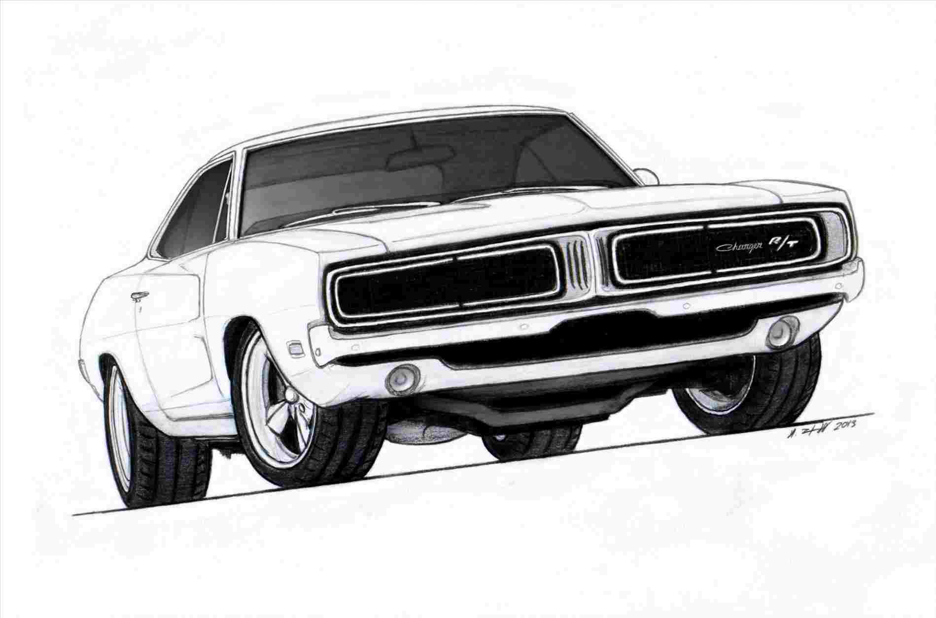 1899x1255 cartoon drawing of dodge charger hellcat