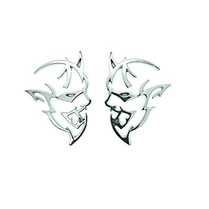 425x425 car badge demon challenger sticker metal auto