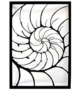 267x300 nautilus shell' metal wall art sculpture kitchen home