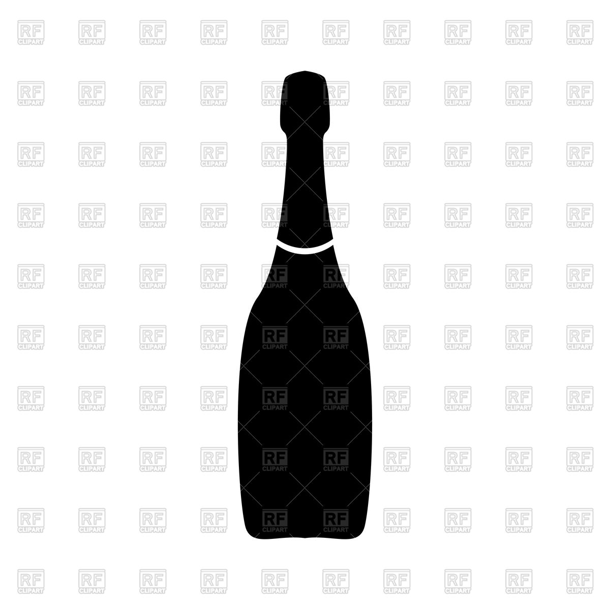 1200x1200 Champagne Bottle