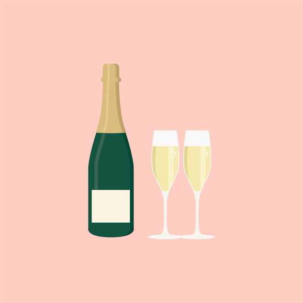 626x626 Champagne Glasses Vectors, Photos And Free Download