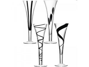 300x225 Lsa International Jazz Champagne Flute Black Assorted X Ebay