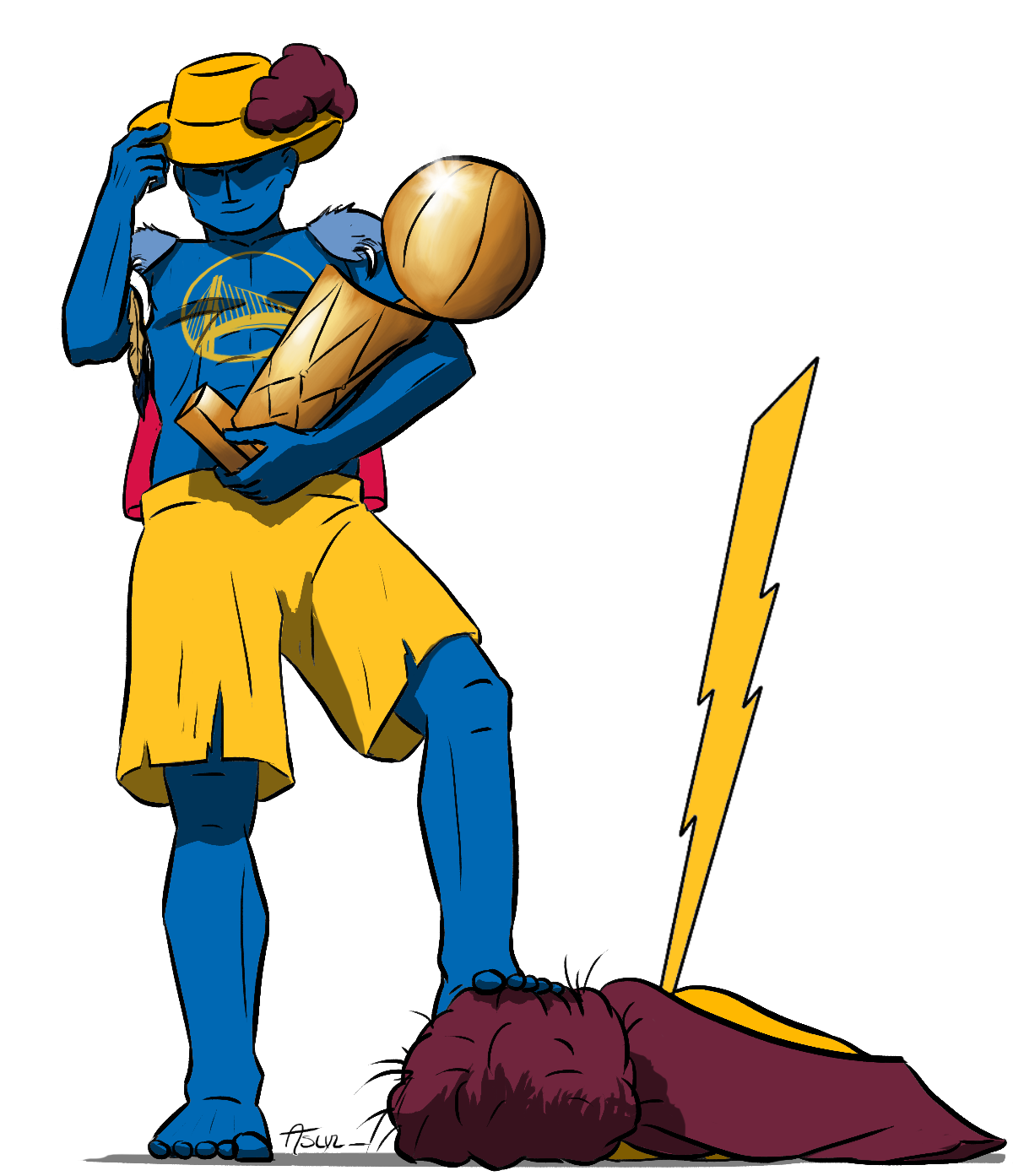 1200x1393 finally, she made the champions into a drawing