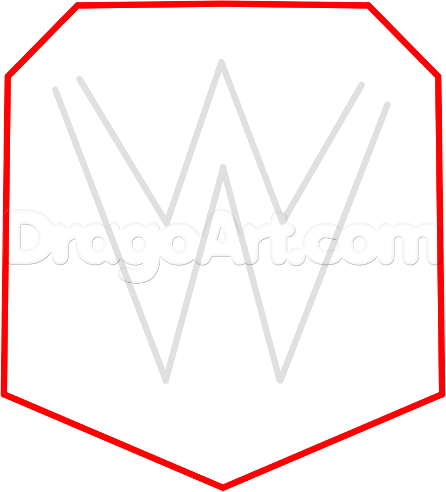 880x971 how to draw wwe championship belt, step
