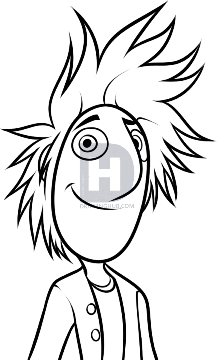 436x720 how to draw flint lockwood from cloudy with a chance of meatballs