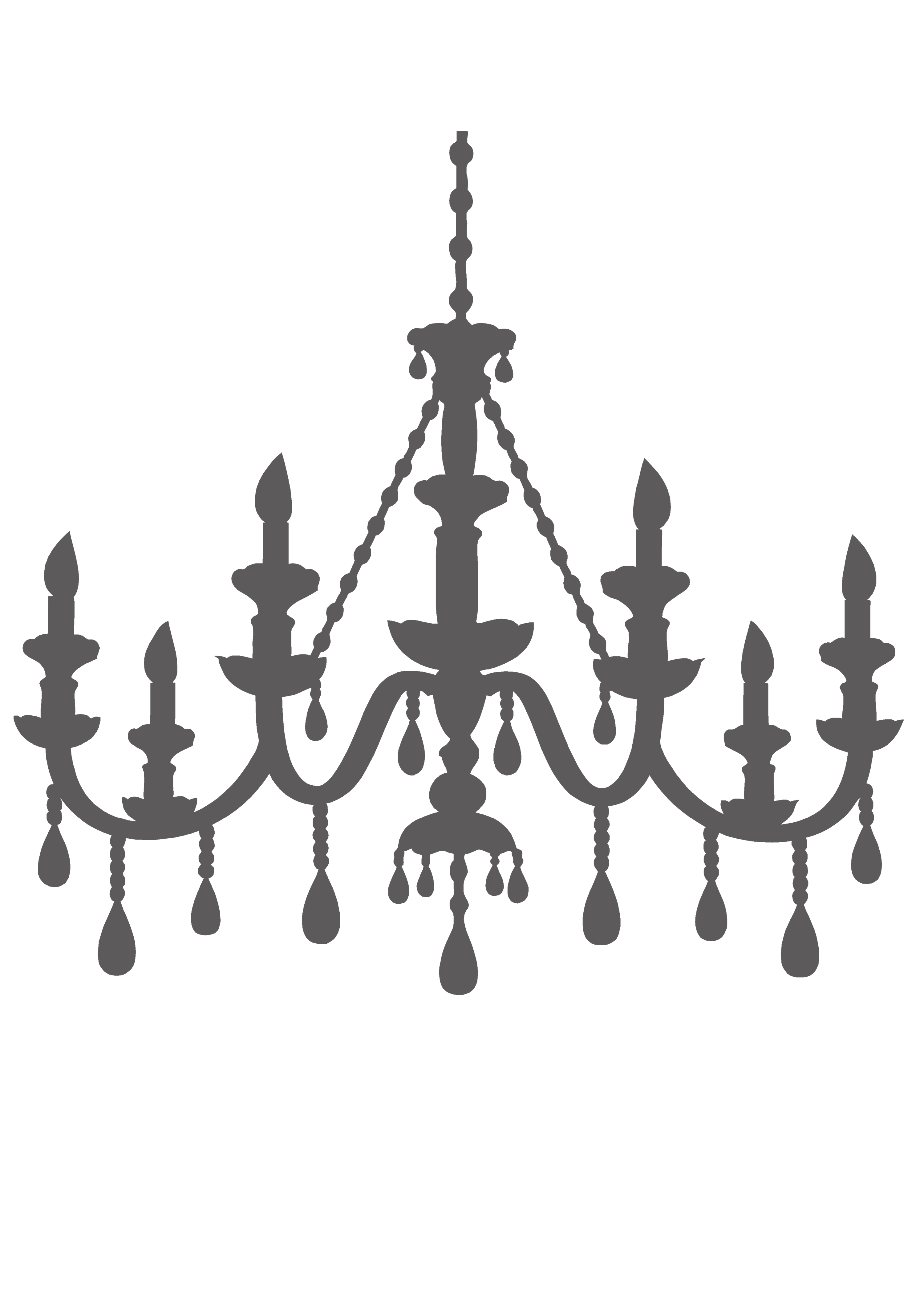 3000x4200 Collection Of Free Chandelier Drawing Old Download On Ui Ex