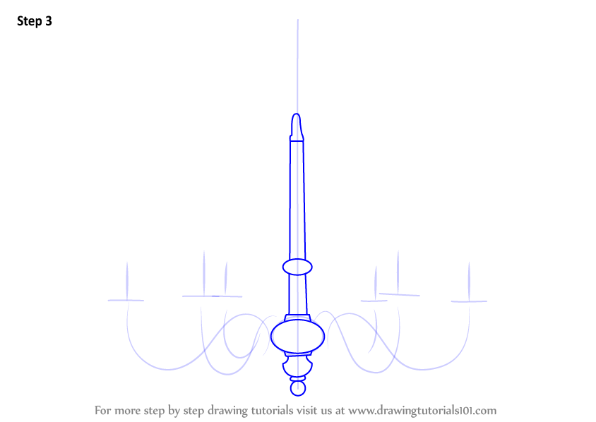 844x598 Learn How To Draw A Chandelier