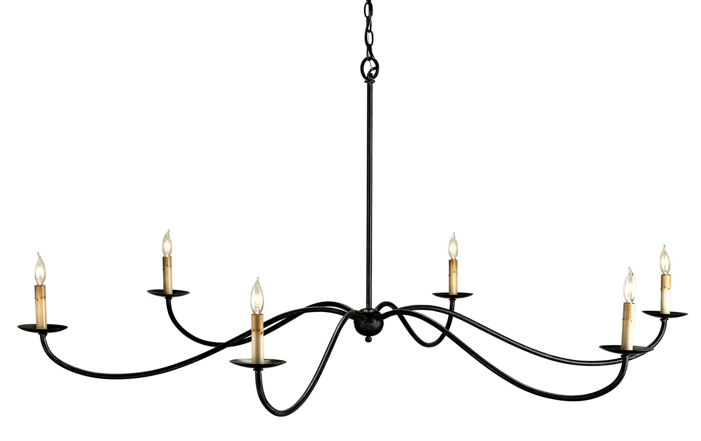 2381x1500 Saxon Black Chandelier