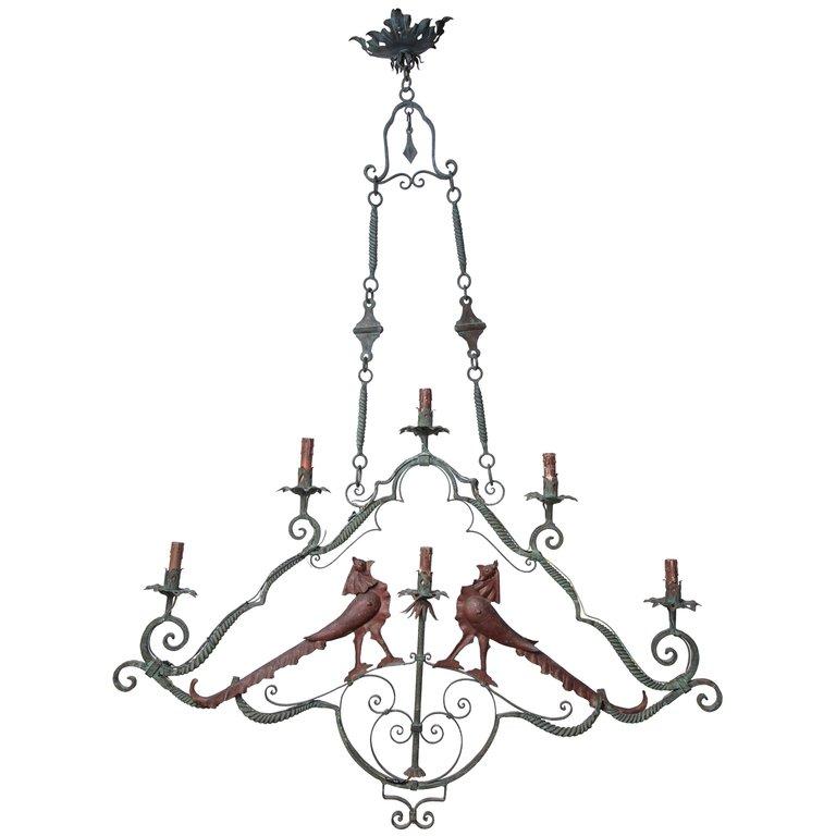 768x768 french provincial wrought iron chandelier