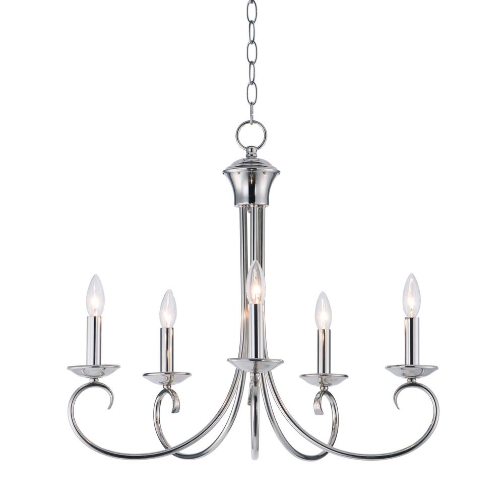 1000x1000 maxim lighting loft light polished nickel chandelier
