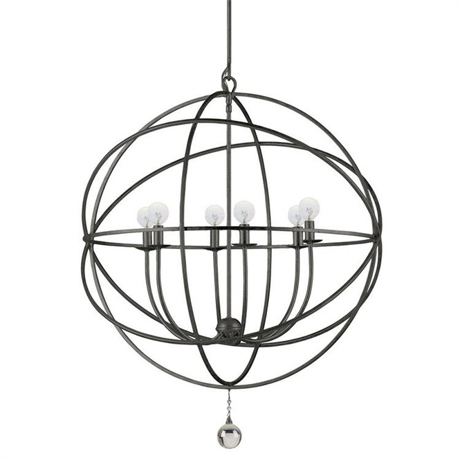 665x665 wrought iron orbit chandelier large