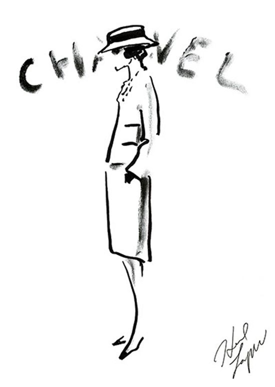 550x774 Chanel Drawing Free Download