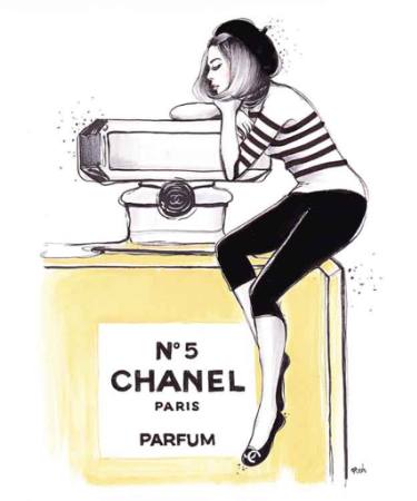 375x450 Dreaming Of Chanel Drawing