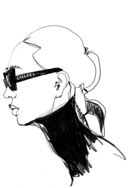 427x628 Trendy Fashion Sketches Black And White Ideas