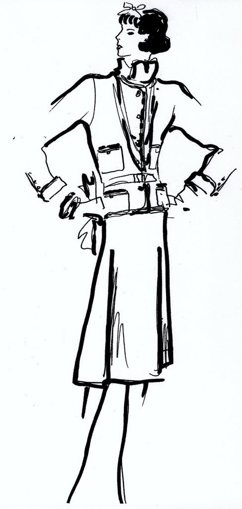 488x1024 Chanel Drawing Free Download