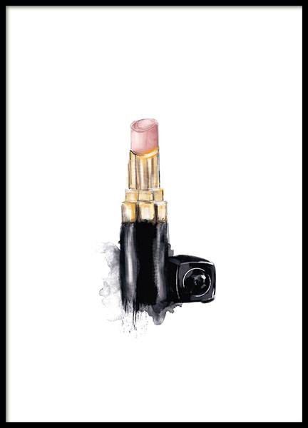 432x600 Print With A Pink Perfume Bottle Posters And Prints From Chanel