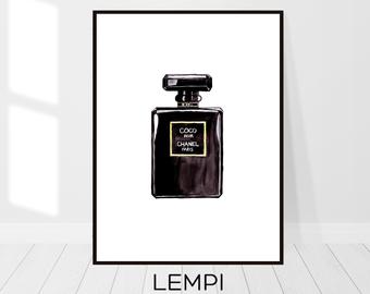 340x270 Chanel Perfume Art Etsy