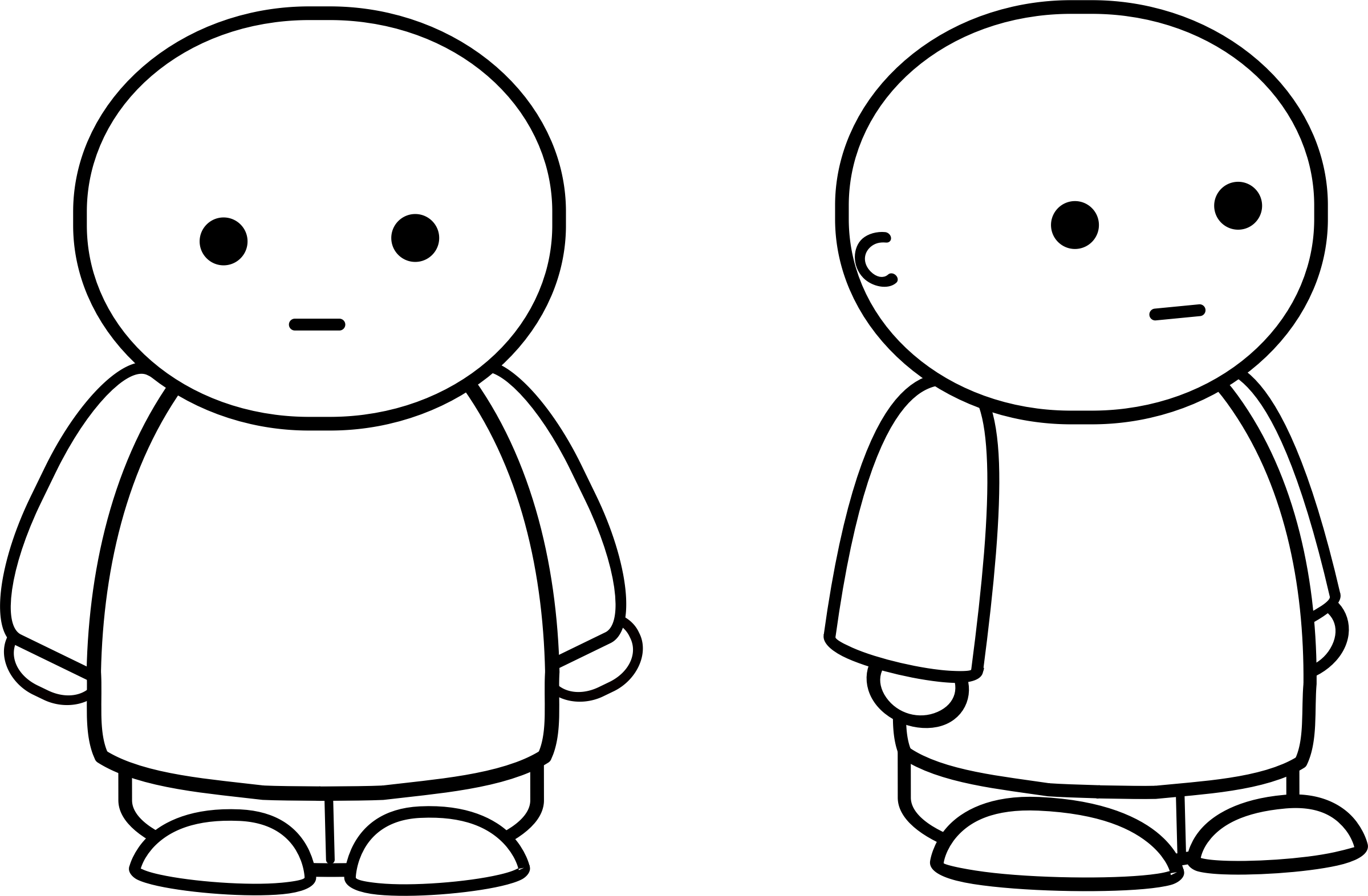 2399x1572 Collection Of Free Outline Drawing Cartoon Character Download