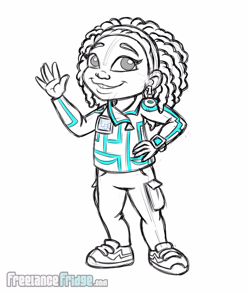 800x944 Development Process Freelance Fridge Illustration Character