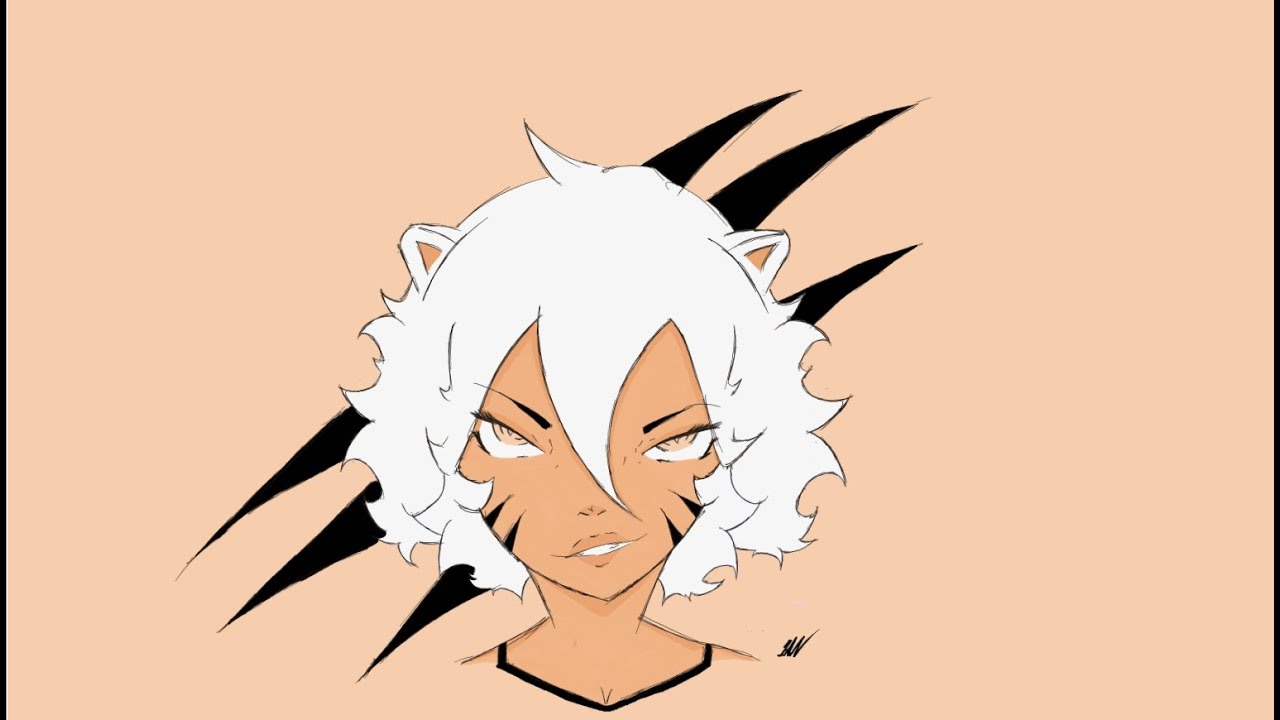 1280x720 Anime Character Concept Drawing