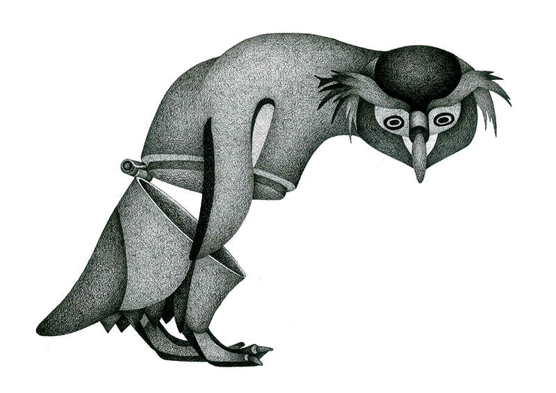 800x566 Charcoal Drawing Penguin For Free Download