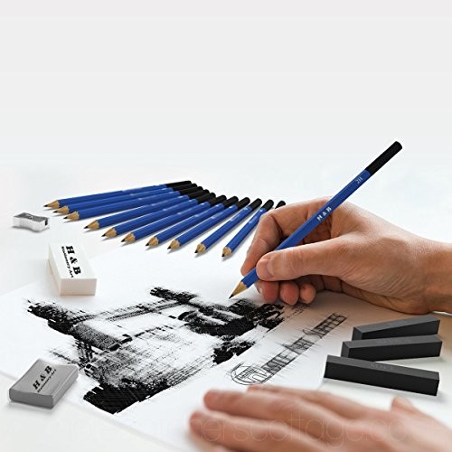 500x500 Tinpa Pieces Professional Sketch And Drawing Pencil Kit