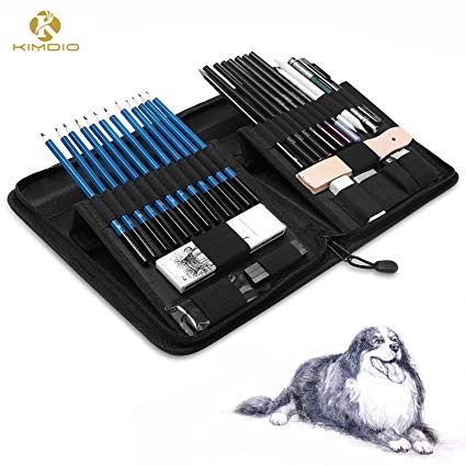 425x425 Kimdio Sketching Drawing Pencil Set Pen Charcoal