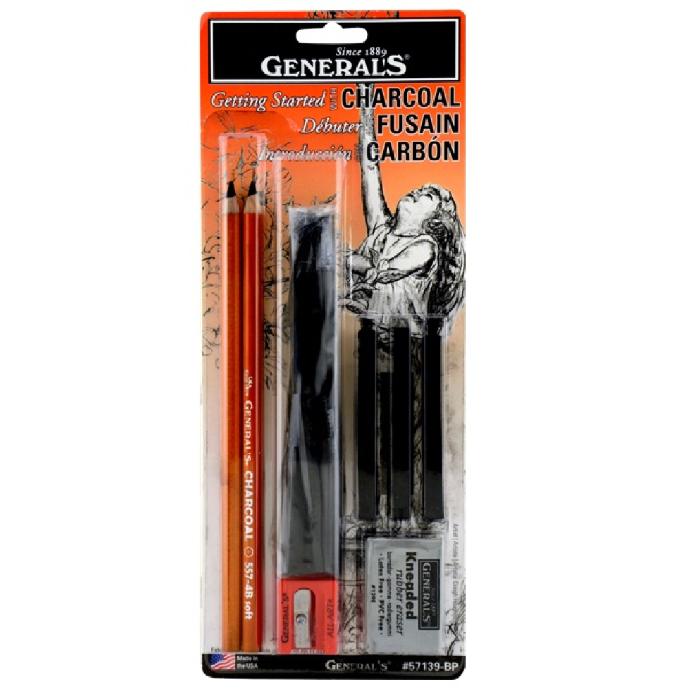 1000x1000 Buy General Charcoal Drawing Assortment Set