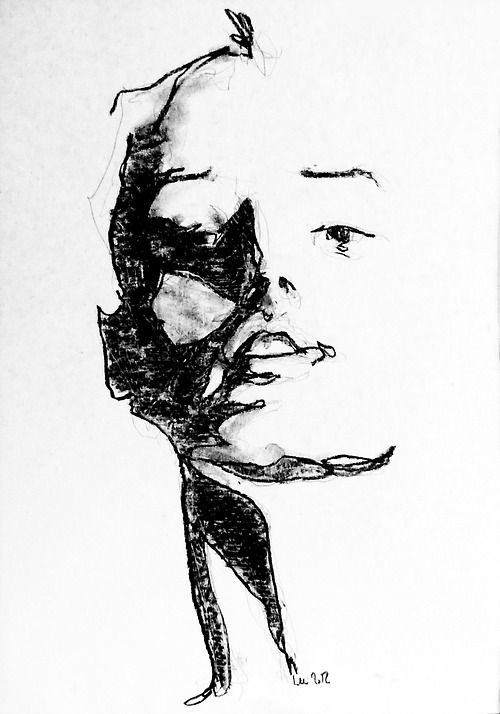 500x714 Charcoal No Lee Woodman Art In Art Sketches