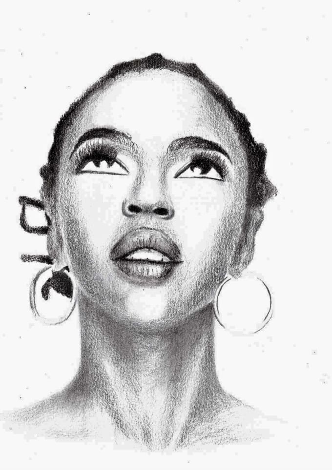 680x964 Draw A Realistic Portrait Of You In Charcoal