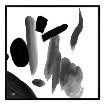 340x340 Soft Brushes Framed Painting Print Allmodern