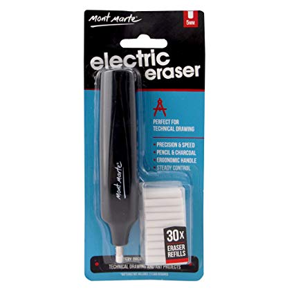 425x425 Mont Marte Electric Eraser, Includes Eraser