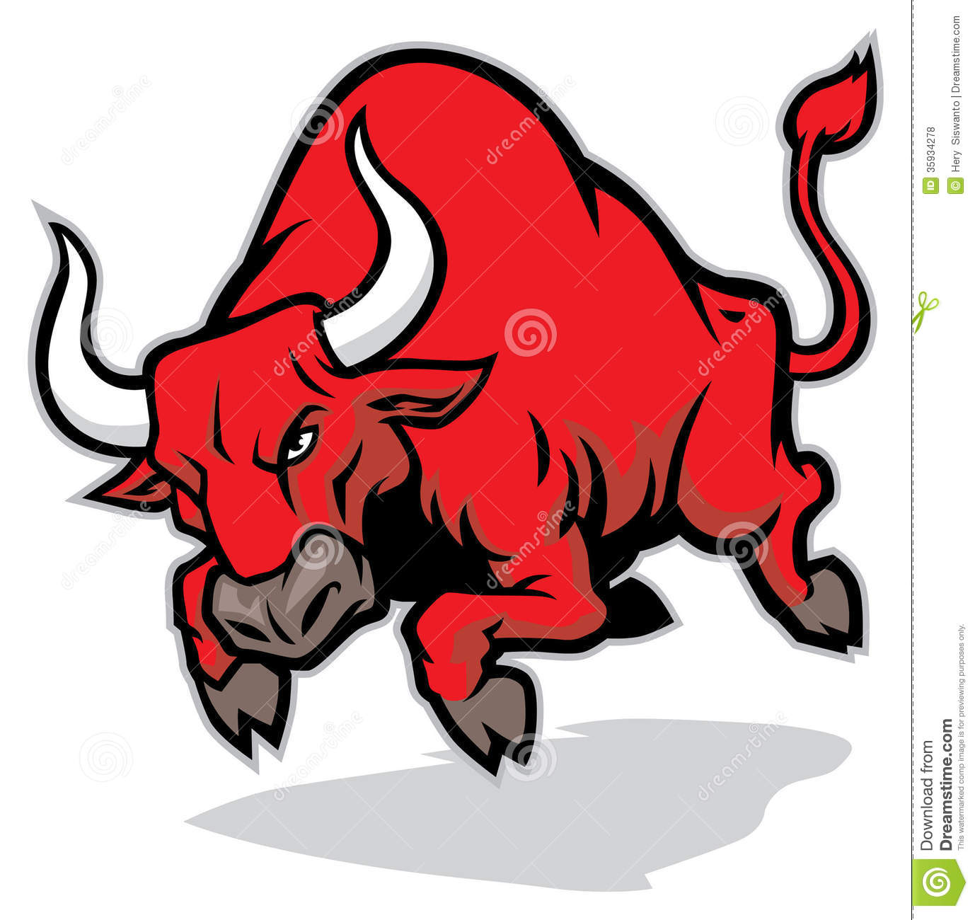 1378x1300 Vector Cartoon Bull Images