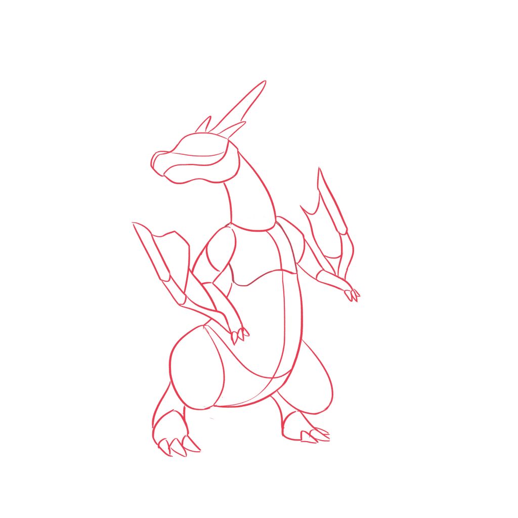 1024x1024 Learn To Draw Charizard From Pokemon In Easy Steps