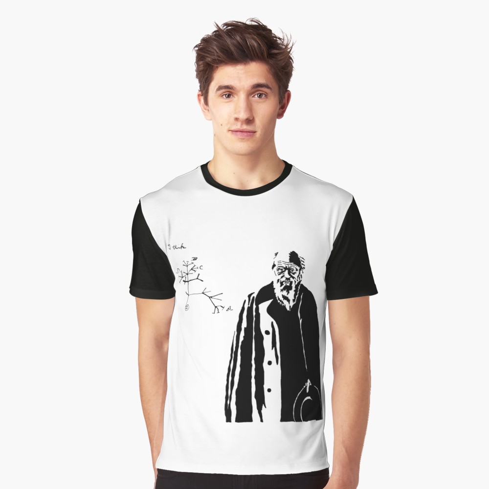 1000x1000 Charles Darwin Graphic T Shirt