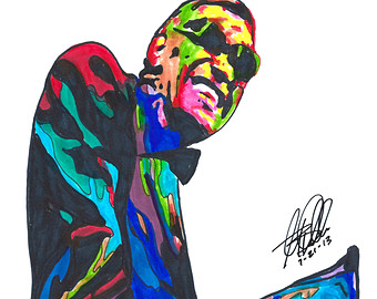 340x270 Ray Charles Drawing Etsy