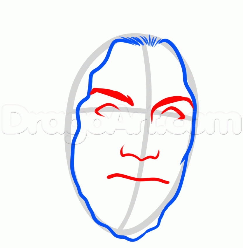 833x850 How To Draw Charles Manson, Step