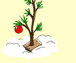 300x250 Spooky Christmas Tree