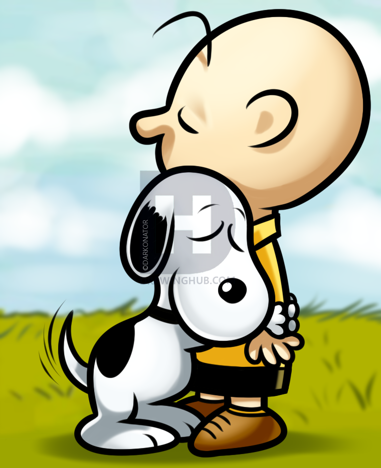 760x935 How To Draw Charlie Brown And Snoopy, Step