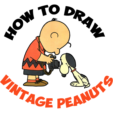 445x445 How To Draw Snoopy And Charlie Brown From Peanuts In Vintage Style
