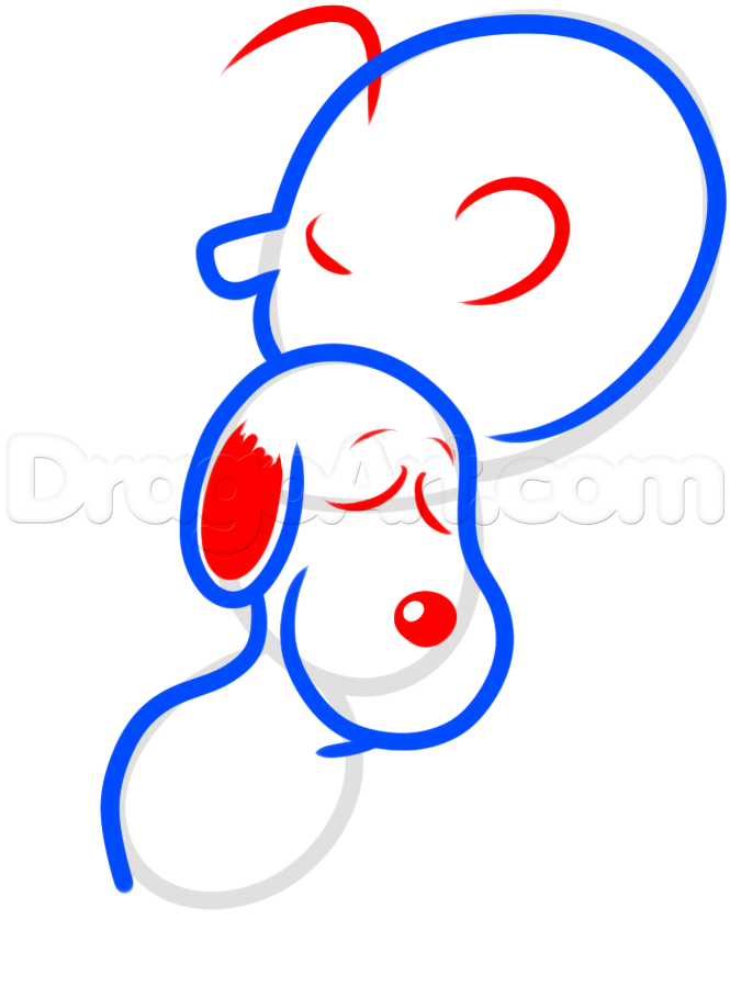 665x898 Step How To Draw Charlie Brown And Snoopy