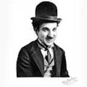 180x180 Charlie Chaplin Drawing