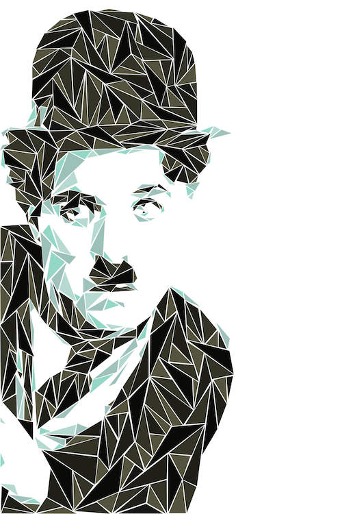 500x750 Charlie Chaplin I Canvas Print
