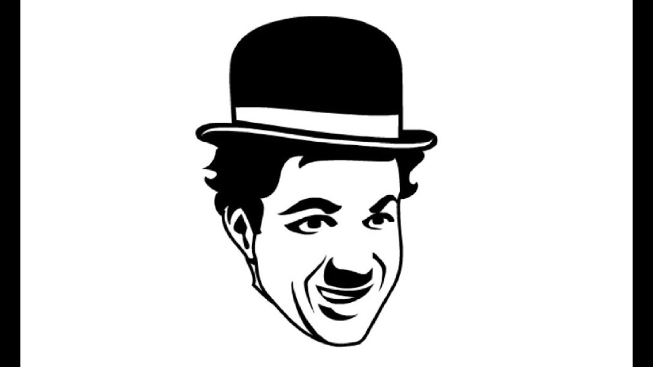 1280x720 How To Draw A Charlie Chaplin Kak Narisovat Charli Chaplina