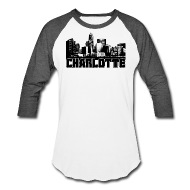 190x190 Charlotte Skyline Men's Hoodie Spreadshirt