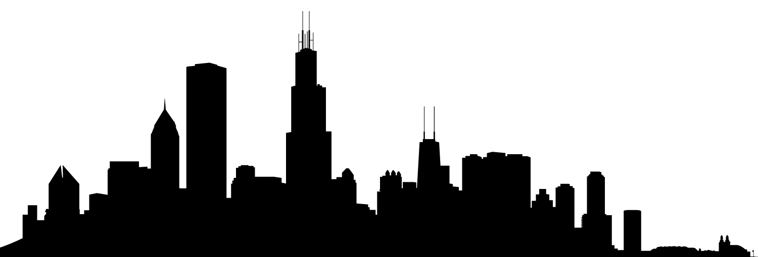 1500x510 Chicago Drawing Skyline Orlando For Free Download