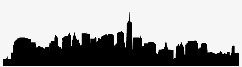 820x227 Silhouette City Skylines At Getdrawings