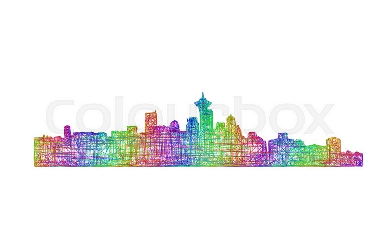 800x480 Vancouver City Skyline Silhouette