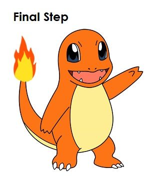 300x388 Draw Charmander Final Step Draw In Drawings, Cartoon